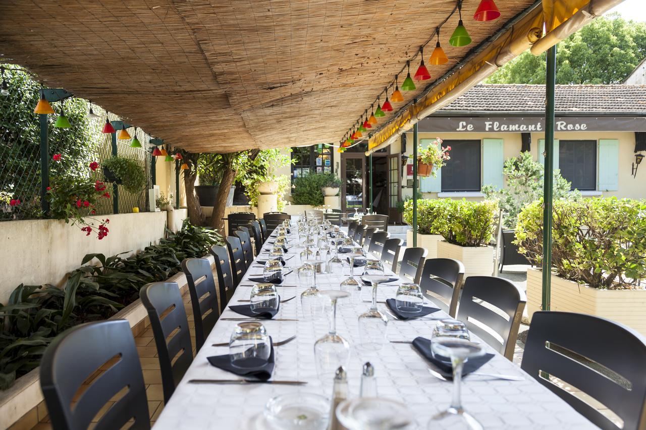 Logis Hotel Restaurant Le Flamant Rose Camargue Albaron Exterior photo